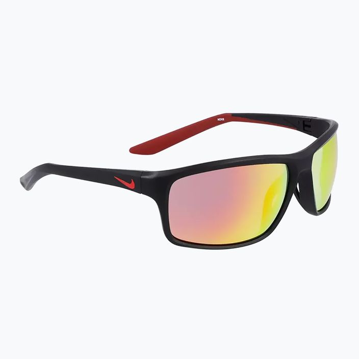 "Nike Adrenaline 22 M" matinės juodos/vienuolyno raudonos/pilkos spalvos su raudonais lęšiais akiniai nuo saulės 5
