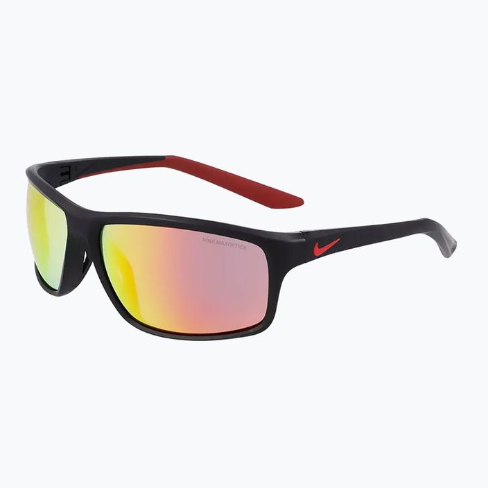 "Nike Adrenaline 22 M" matinės juodos/vienuolyno raudonos/pilkos spalvos su raudonais lęšiais akiniai nuo saulės 6