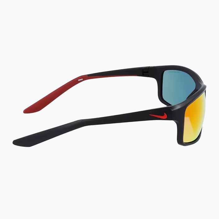 "Nike Adrenaline 22 M" matinės juodos/vienuolyno raudonos/pilkos spalvos su raudonais lęšiais akiniai nuo saulės 8