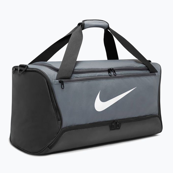 Treniruočių krepšys Nike Brasilia 9.5 60 l grey/white 2