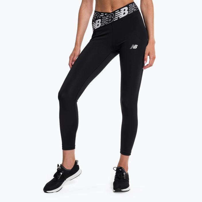 Moteriškos treniruočių kelnės New Balance Tight Relentless Crossover High Rise black WP21177BK