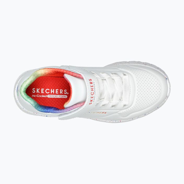 Vaikiški batai SKECHERS Uno Lite Rainbow Specks white/multi 15