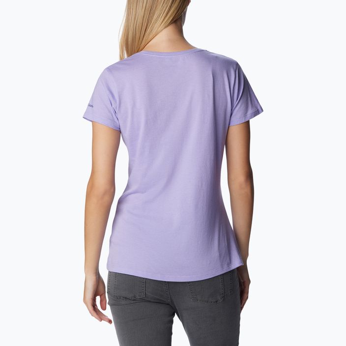 Moteriški trekingo marškinėliai Columbia Daisy Days Graphic purple 1934592535 2