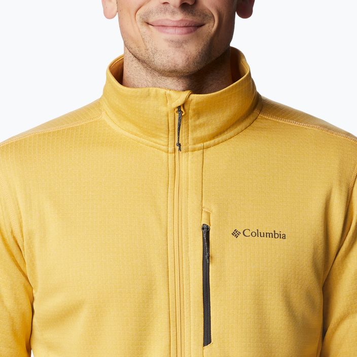 Columbia vyriški sportiniai marškinėliai Park View Fleece FZ yellow 1952222 6