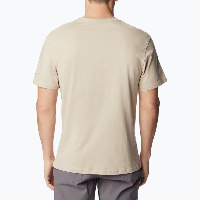 Columbia Rapid Ridge Graphic vyriški trekingo marškinėliai beige 1888813273 2