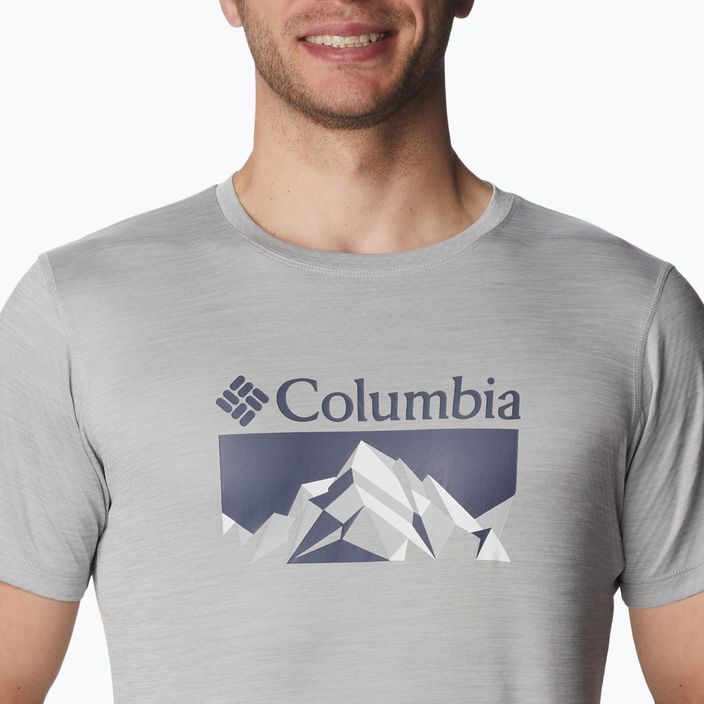 Columbia Zero Rules Grph pilki vyriški trekingo marškinėliai 1533291044 3