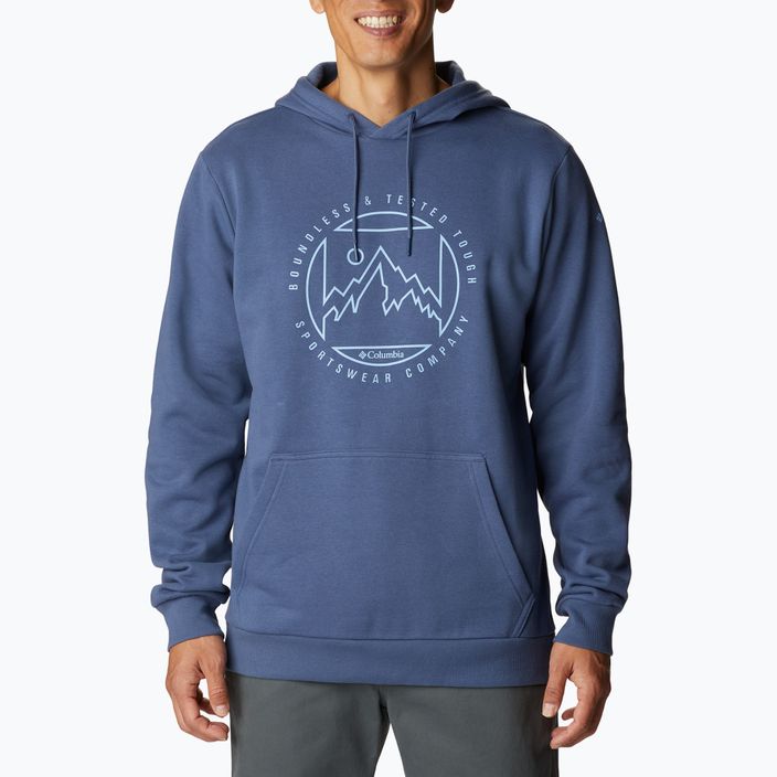 Columbia CSC Graphic Hoodie vyriški sportiniai džemperiai tamsiai mėlyna 2040621 3