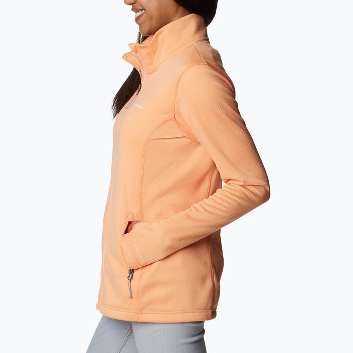 Columbia moteriškas džemperis Park View Grid Fleece orange 1959713 4