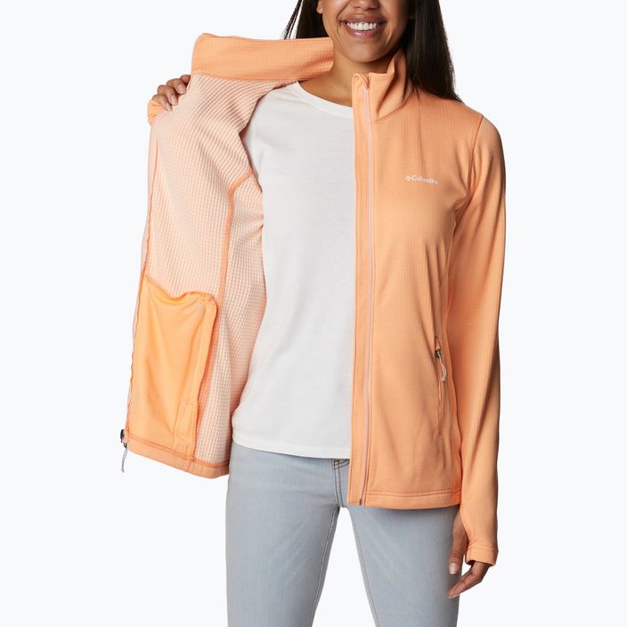 Columbia moteriškas džemperis Park View Grid Fleece orange 1959713 5