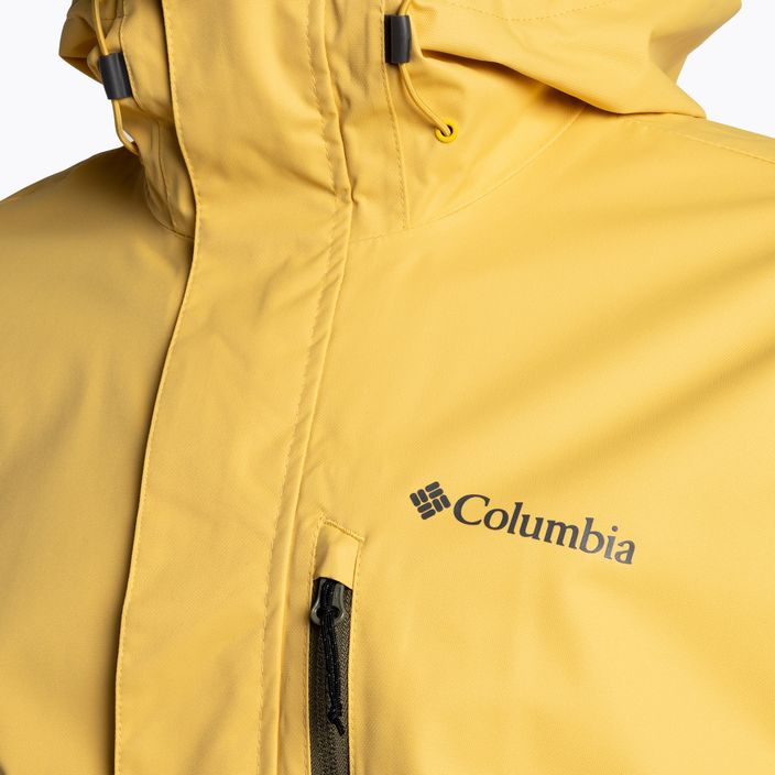 Columbia vyriška striukė nuo lietaus Hikebound yellow-green 1988621 3