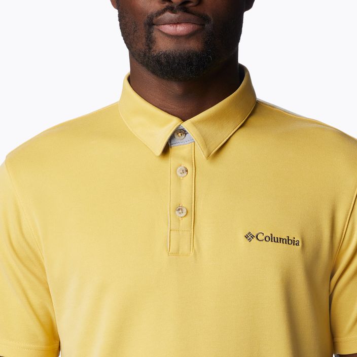 Columbia Nelson Point vyriški polo marškinėliai geltoni 1772721742 4