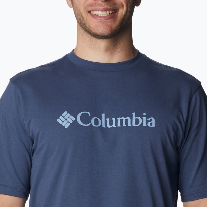 Columbia CSC Basic Logo vyriški trekingo marškinėliai tamsiai mėlyni 1680053480 4