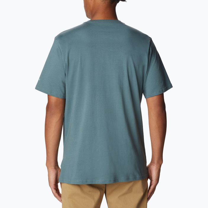 Columbia Rockaway River Graphic vyriški trekingo marškinėliai green 2022181 2