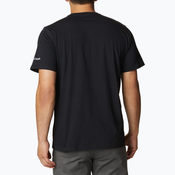 Columbia Rockaway River Graphic vyriški trekingo marškinėliai black 2022181 2