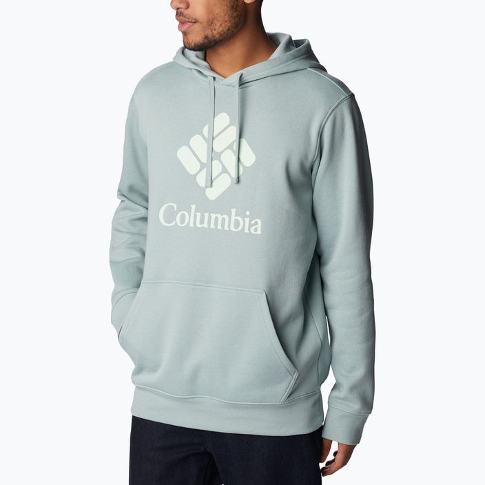 Columbia Trek Hoodie vyriški trekingo džemperiai pilka 1957913 3