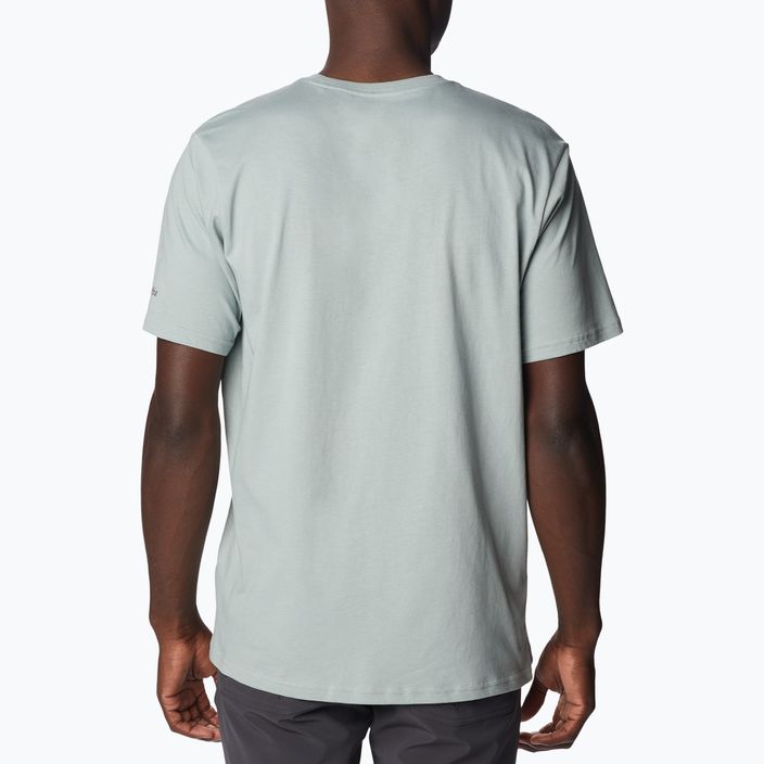 Columbia Rockaway River Graphic vyriški sportiniai marškinėliai žalia 2036401 2