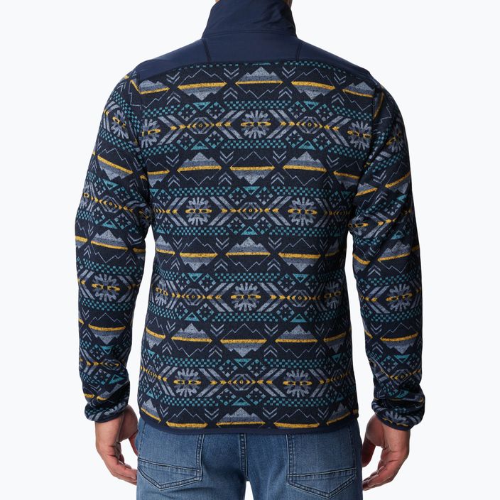 Vyriškas žygio džemperis Columbia Sweater Weather II Printed collegiate navy checkered peaks print 2