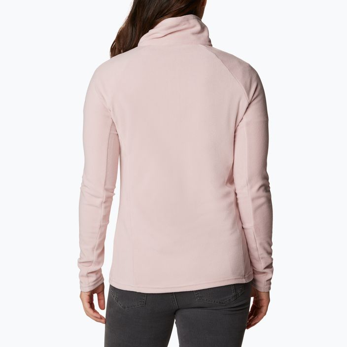 Moteriškas žygio džemperis Columbia Glacial IV 1/2 Zip dusty pink 3