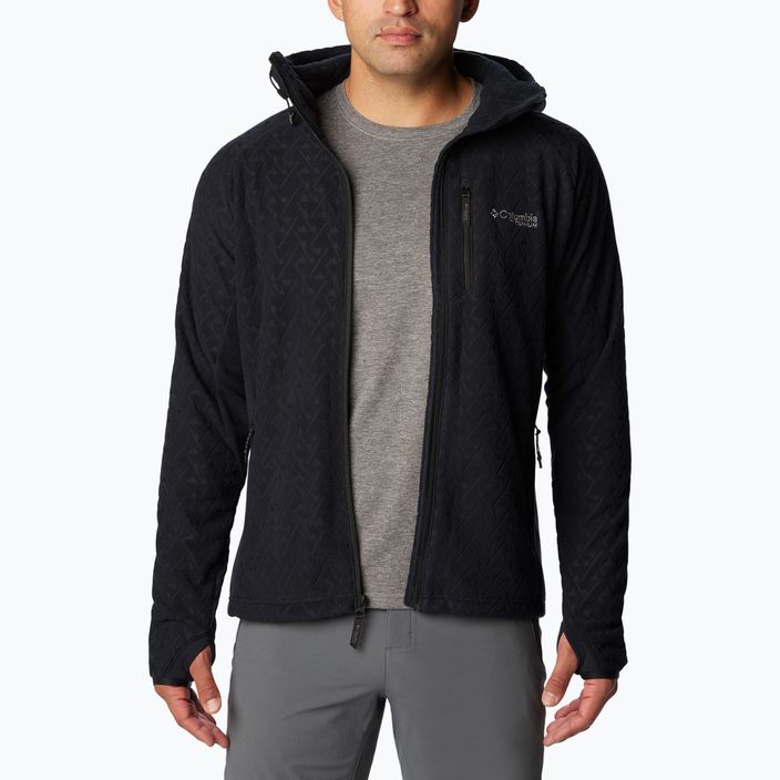 Vyriškas žygio džemperis Columbia Titan Pass 3.0 Hooded black