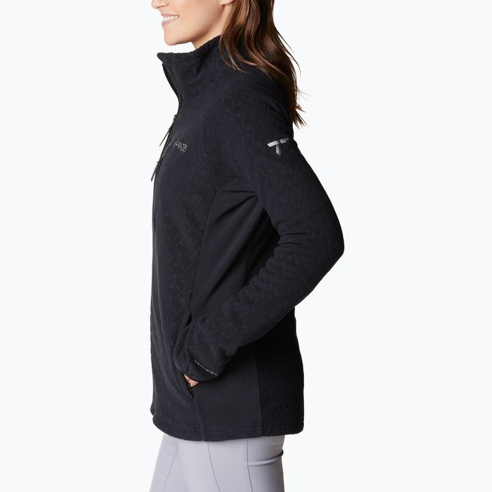 Moteriškas žygio džemperis Columbia Titan Pass 3.0 black 3