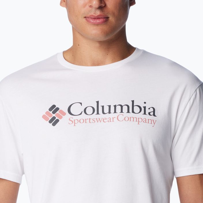 Vyriški marškinėliai Columbia CSC Basic Logo white/csc retro logo 5