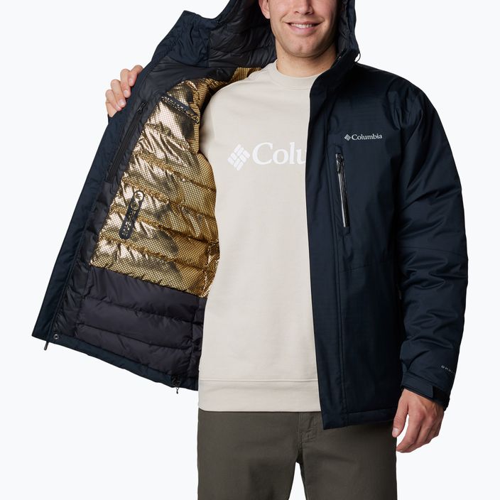 Columbia Oak Harbor II Insulated vyriška pūkinė striukė juoda 7