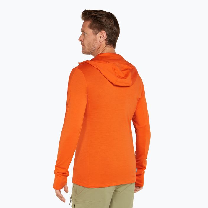 Vyriškas žygio džemperis icebreaker Merino 260 Quantum IV Zip Hoodie blaze 3