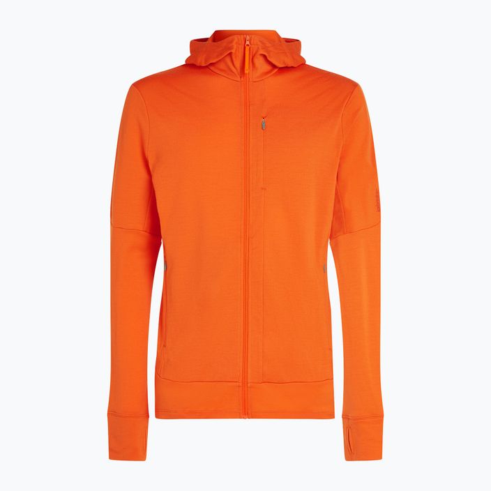 Vyriškas žygio džemperis icebreaker Merino 260 Quantum IV Zip Hoodie blaze 12