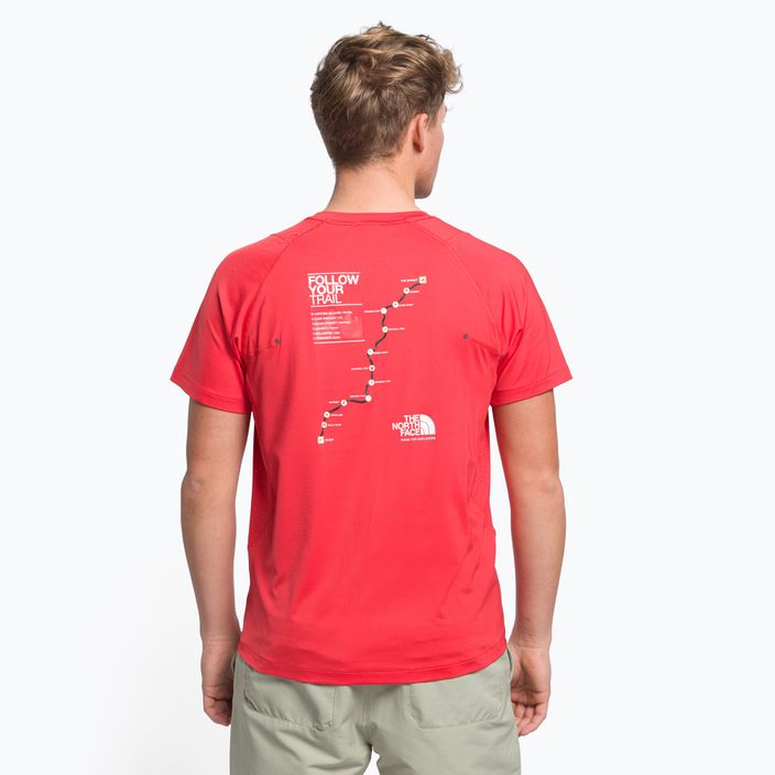 Vyriški trekingo marškinėliai The North Face AO Graphic red NF0A7SSCV331 4