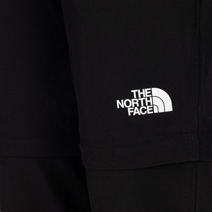 The North Face Exploration Convertible vaikiškos trekingo kelnės juodos NF0A7R12JK31 4
