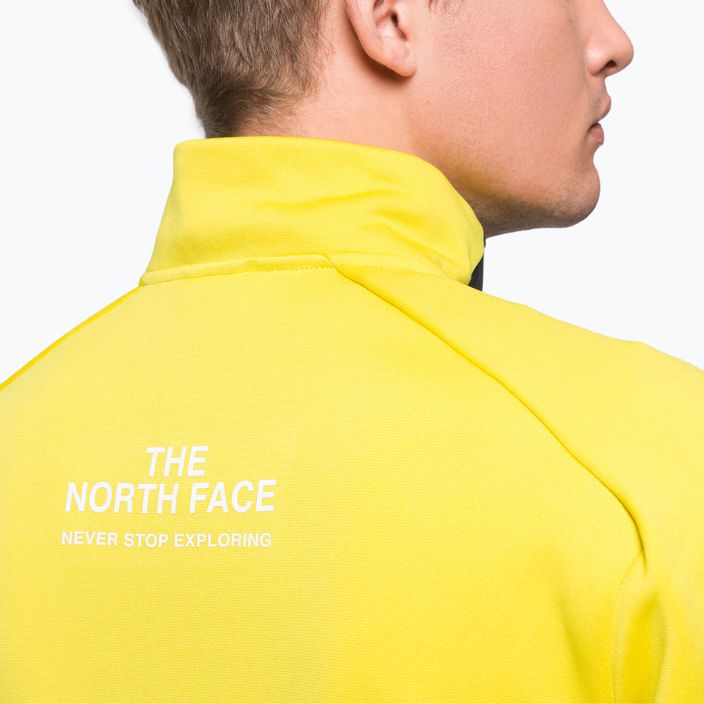 Vyriški vilnoniai džemperiai The North Face MA 1/4 Zip yellow NF0A5IESY7C1 6