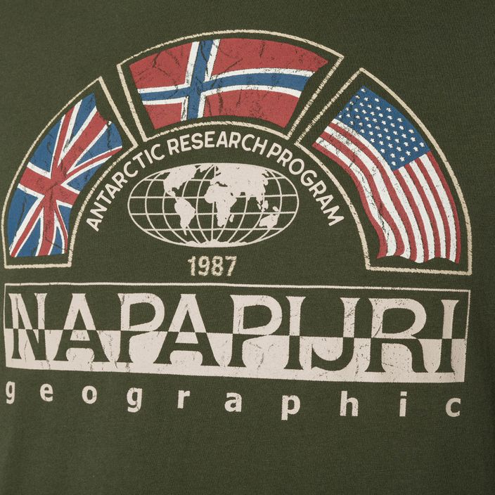 Vyriški marškinėliai Napapijri NP0A4G34 verde 7
