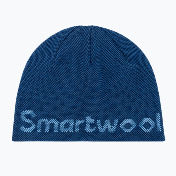 Smartwool Lid Logo žieminė kepurė mėlyna SW011441J96 5