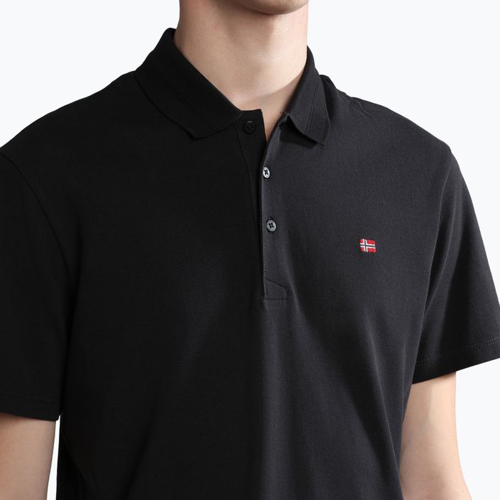 Vyriški polo marškinėliai Napapijri Ealis black 4