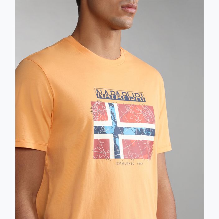 Vyriški marškinėliai Napapijri NP0A4H22 naranja 4