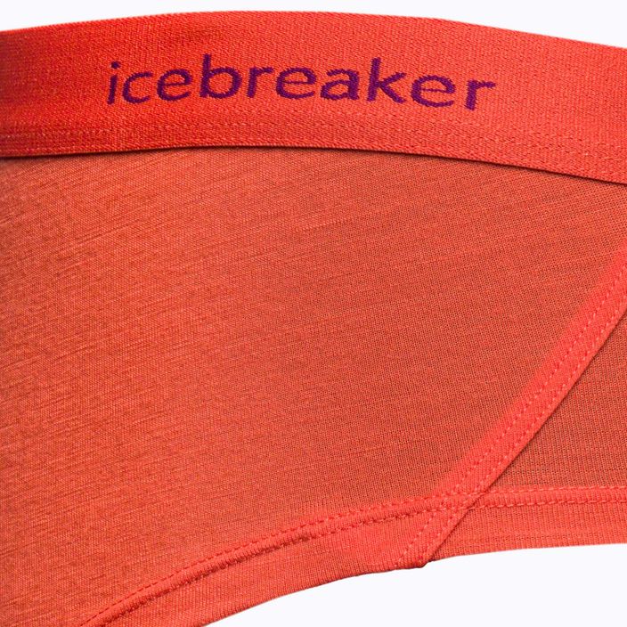 Icebreaker moteriški termo boksininkų šortai Sprite hot red 3