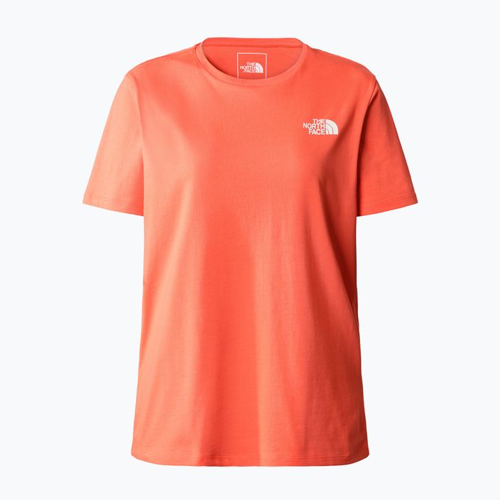 Moteriški trekingo marškinėliai The North Face Foundation Graphic orange NF0A55B2LV31 5