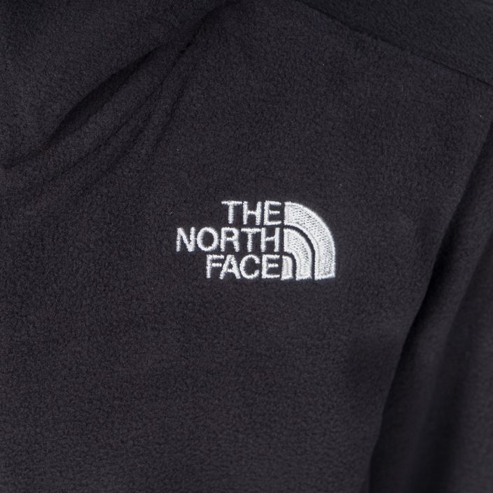 Vaikiškas vilnonis džemperis The North Face Teen Glacier FZ su gobtuvu juodas NF0A7WQQJK31 3