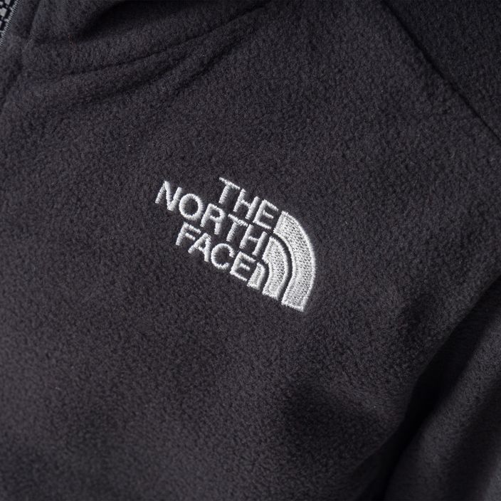 Vaikiškas vilnonis džemperis The North Face Teen Glacier FZ su gobtuvu juodas NF0A7WQQJK31 4