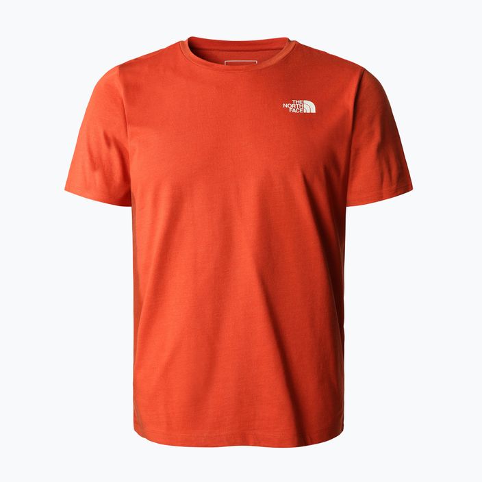 Vyriški trekingo marškinėliai The North Face Foundation Graphic orange NF0A55EFLV41