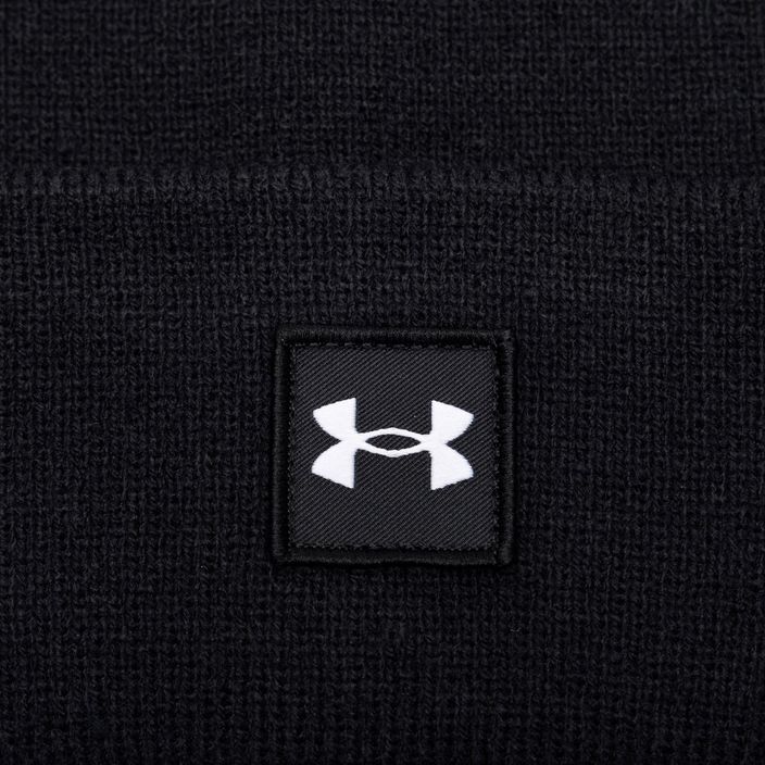 Vyriška "Under Armour Halftime Cuff" juoda/balta kepurė 4