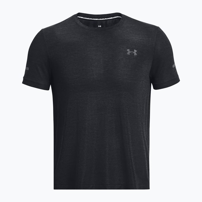 Vyriški bėgimo marškinėliai Under Armour Seamless Stride black/reflective 5