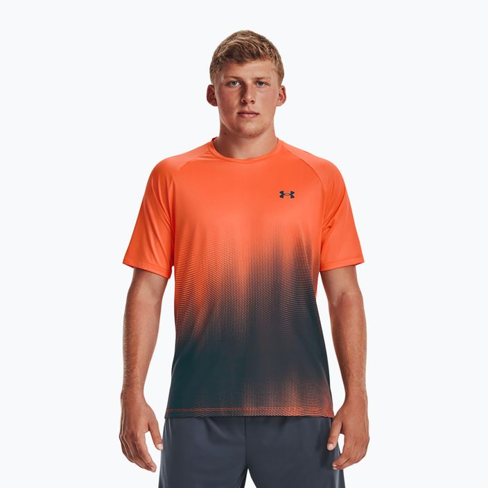 Under Armour Tech Fade vyriški treniruočių marškinėliai orange 1377053 3