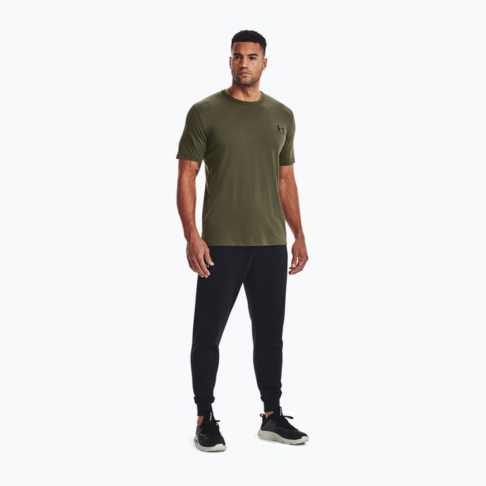 Vyriški marškinėliai Under Armour Sportstyle Left Chest marine green/black 2