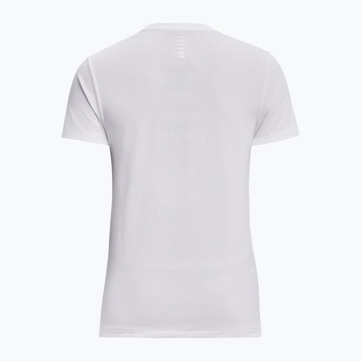Under Armour Seamless Stride moteriški bėgimo marškinėliai white 1375698 2