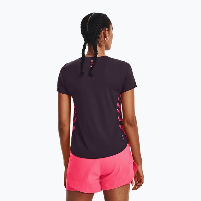 Under Armour Iso-Chill Laser II moteriški bėgimo marškinėliai violetinės spalvos 1376818 4