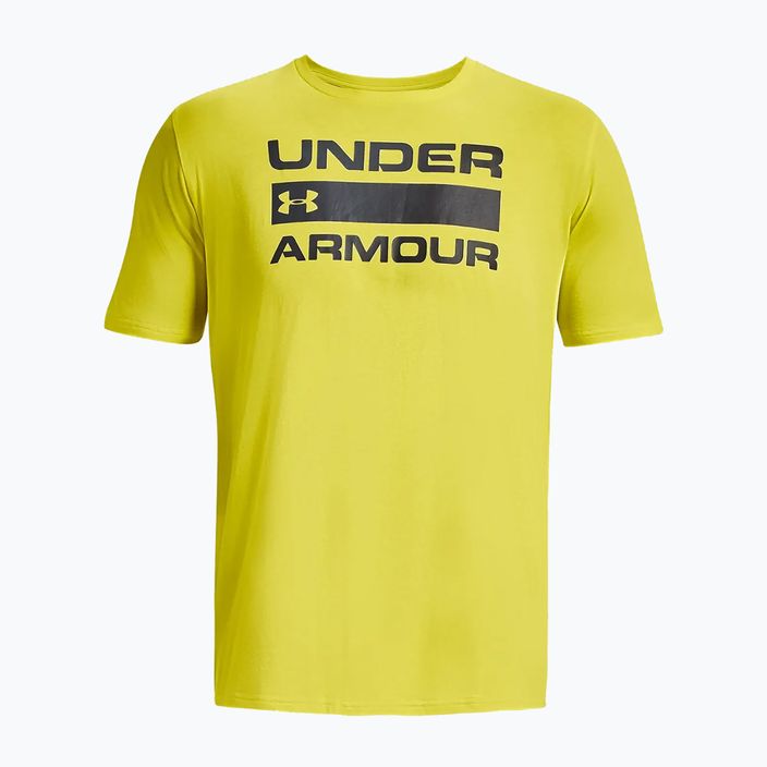 Vyriški marškinėliai Under Armour Team Issue Wordmark starfruit/black 5