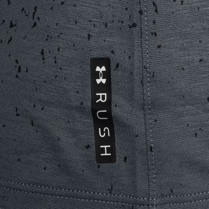 Under Armour Rush Cicada moteriški bėgimo marškinėliai black/grey 1378405 4