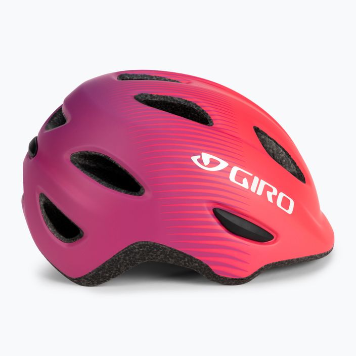 Giro Scamp rožinės ir violetinės spalvos vaikiškas dviratininko šalmas GR-7150045 3