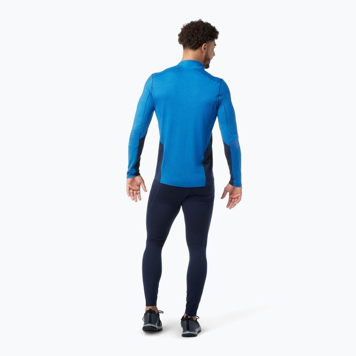 Vyriški Smartwool Merino Sport 1/4 Zip termo marškinėliai mėlyni SW011538K89 6